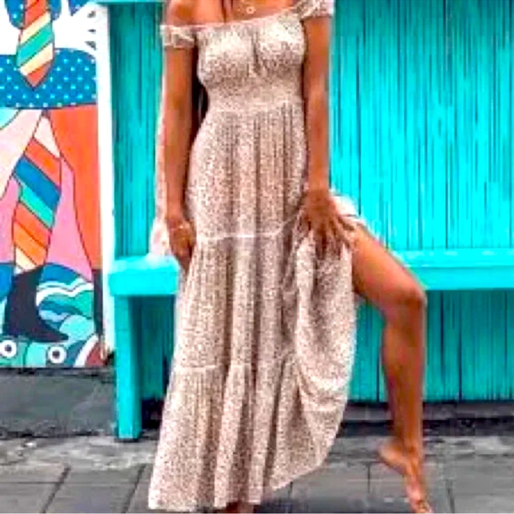 Spell an gypsy collective Frankie Leopard dress XS
